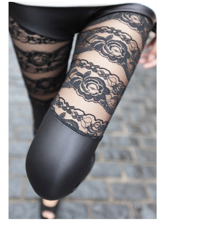 Fashion Black Rose Lace Leggings Iq3la3vryup8j99ew3htw
